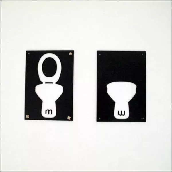 Signes de toilettes creative - #12 