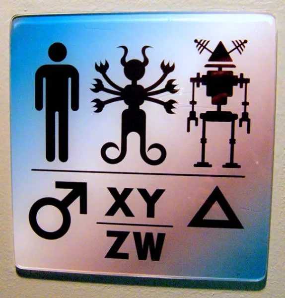 Creative restroom signs - #33 