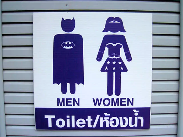 Signes de toilettes creative - #35 