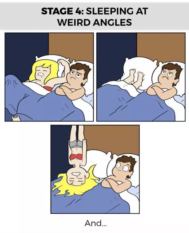 6 stages of sleeping with your partner by jacob andrews - #4 