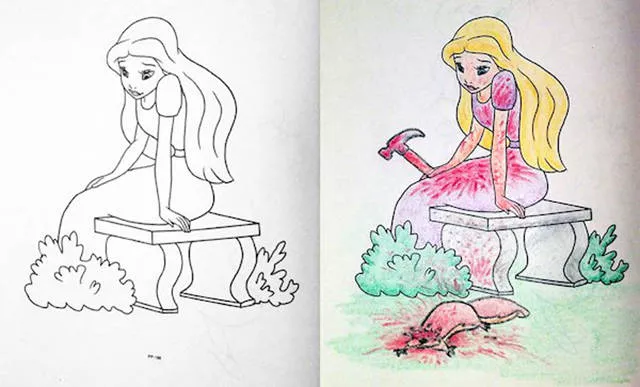 Brilliant examples of coloring - #14 