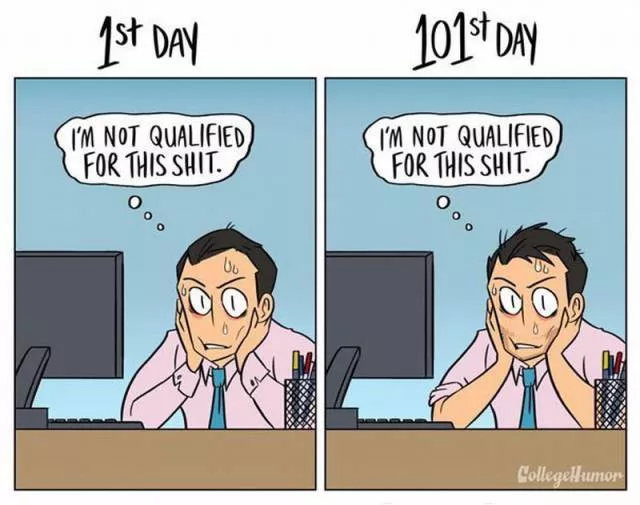 1er jour de travail vs le 101e jour - #6 